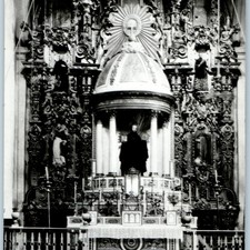c1940s Mexico City Colegio Vizcainas Baroque Altar RPPC Postcard Dominguez Photo picture
