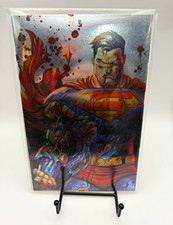 Superman 4 SDCC 2023 Virgin Foil Battle Damage Tyler Kirkham SDCC Exclusive Foil picture