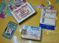Vintage Matchbooks Lot Golden Gate Hotel Casino Musso & Frank Rosarito Gillette picture