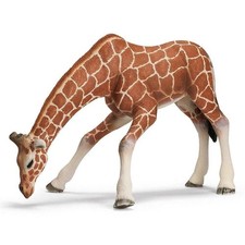 NEW Schleich 14390 Giraffe Female drinking wild life figure animal RETIRED rare picture