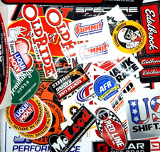 25 Junk Drawer Grab Bag Racing Stickers Race Decals Vinyl Original Hot Rod Car picture