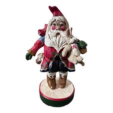 Vintage 1992 House of Hatten Snow Meadows Santa Figurine Denise Calla 13