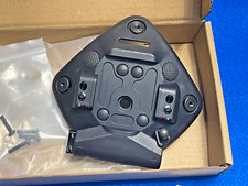 Black 3-Hole Combat Helmet Night Vision NVG NOD Mount Shroud ACH MICH ECH w/ LED picture