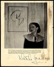 Martha Graham Dancer Choreographer Signed 8 x 10