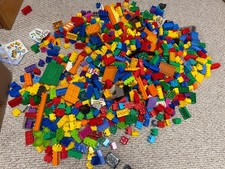 Huge Bulk Lot 24 lbs MEGA BLOKS Building Blocks Bricks Pieces People picture