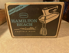 Vintage Hamilton Beach Super Mixette Hand Mixer Model 79 NOS In Box Deadstock picture