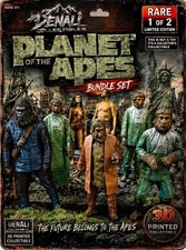 Rare LIMITED 1969 Planet of the Apes 3D Set,  Diorama & Free Mystery Gift 🎁 picture