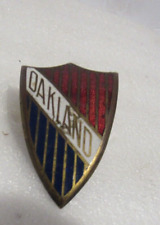 Vintage Oakland Automobile Radiator Emblem Badge Metal Original USA picture