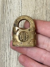 Vintage Antique Small Yale Padlock Lock No Key picture
