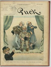 New York NY 1900 Puck Cartoon Hadley Quay Croker Platt Political Cartoon picture