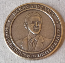Barack Obama 44th President Of The United States Inauguration Jan 20, 2009 Coin picture