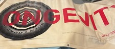 Vintage toyo tires  Tire Banner Advertising Sign 60”  by 35 1/2”  picture
