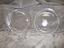 PYREX Glass Pie Plates 9 Inch Clear Set of 2 Baking Dishes Excellent Used picture