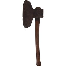 Antique c1830 Dunlop & Madeira Cast Steel Broad Hewing Axe Pennsylvania picture