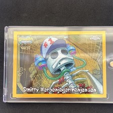 2025 Topps Chrome SpongeBob Smitty Werbenjagermanjensen #1 True Gold 49/50 picture