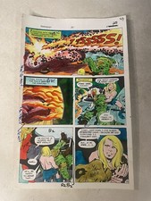 Kamandi #35 ART  comic color guide 1975 KIRBY MUTATE COSMONAUT VIBRANT DC picture