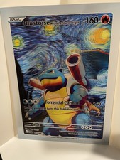 Pokemon Van Gogh Blastoise Charizard Venusaur 3D Holographic Lenticular Poster picture