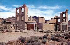 Rhyolite: A Gaudy and Fabulous Ghost Town, 1907 Postcard picture
