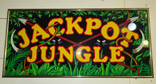 Vintage IGT Jackpot Jungle Slot Machine Glass Sign - Professionally Framed picture