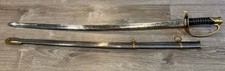 Reproduction Officer Civil War Sword with Scabbard Engraved U.S. Pluribus picture