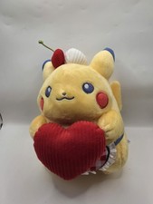 Pokemon Center Pikachu Sweetheart Diner Pikachu with Heart Plush 9 In. picture