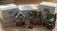 VTG Dept 56 Heritage Dickens Christmas Village Set Of 3 Villages picture