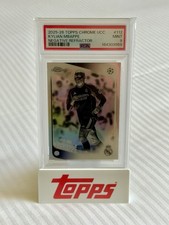 Topps Chrome UCC 2025-26 Kylian Mbappé #112 Negative Refractor PSA 9 picture