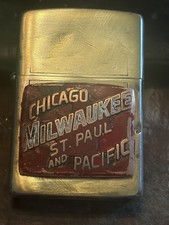 Zippo Lighter Chicago Milwaukee St Paul & Pacific Railroad picture