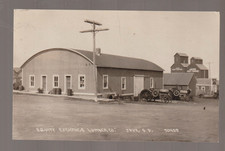 Java SOUTH DAKOTA RPPC 1923 TITAN GASOLINE TRACTOR Gas LUMBER YARD IH Kerosene picture