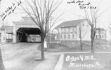 1913 Bridge & Roller Mills Middleburg Pennsylvania PA - Reprint picture