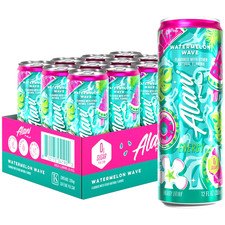 🍉 Alani Nu Energy Drink Watermelon Wave 12 fl oz 12 Pack picture