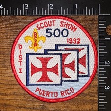 District 1 Puerto Rico Council Scout Show 1992 BSA Patch picture