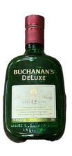 Buchanan's Deluxe Aged 12 Year Old  Blended Scotch Whisky Bottle 750ml EMPTY picture
