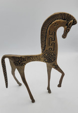 EUC VTG Mid Century MCM Weinberg Style Etruscan Trojan Horse Sculpture Large picture