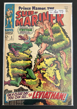 Sub-Mariner 3 VF- 7.5 NICE SAVAGE SUB-MARINER 1968 Marvel Comics picture