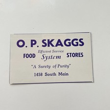 OP Skaggs Food Stores Efficient Service System 1458 S Main 1950 UT Ad TAK1-S13 picture