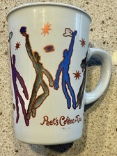 RARE PEET’S COFFEE & TEA 12 OUNCE FLYING CUG MUG G picture