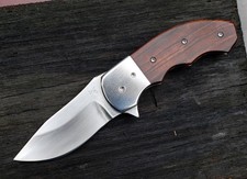 Butch Ball Custom Knives 300 Flipper Cocobolo Titanium Linerlock Knife picture