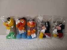 Vintage Disney & Kellogg's Sesame Street Mini Beans Bert & Ernie Mickey & Minnie picture
