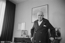 Portrait Of The Swiss Writer And Poet Albert Cohen At His Home Apr- Old Photo 2 picture