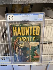 Haunted Thrills #3 CGC 2.0 1952 Pre Code Horror Golden Age Skeleton Cover PCH GA picture