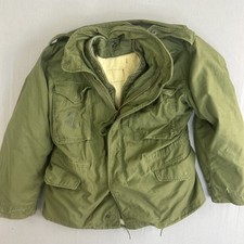 1972 US Army M65 Field Jacket Medium Regular OG107 Vietnam Era With Liner picture