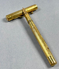 Vintage 1920s Mabie Todd Swan FLEX 14K Gold Nib Fountain Pen Gold Filled As Is picture