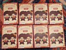 Lot Of 8 Pcs Original Monchhichi Exclusive Flocked Collection Hangers Blind Box picture