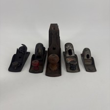 Vintage Stanley Lakeside Handyman Wood Plane Lot of 5 USA Woodworking Tools picture