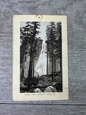 Vintage Aa Aa Coffee Trade Card Nevada Falls Yosemite Valley CA 1890s Spragues picture