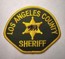 LASD - Los Angeles County Sheriff Patch Green/Gold picture