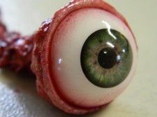 HALLOWEEN HORROR Movie PROP RIPPED OUT EYEBALL Green picture