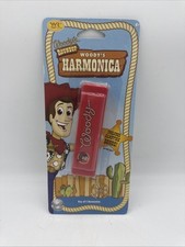 Rare Disney Pixar Toy Story Woody’s Roundup Harmonica Includes Campfire Songs picture