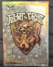 Finding Unicorn Rocket Raccoon Doodle Card CA64 Marvel Guardians picture